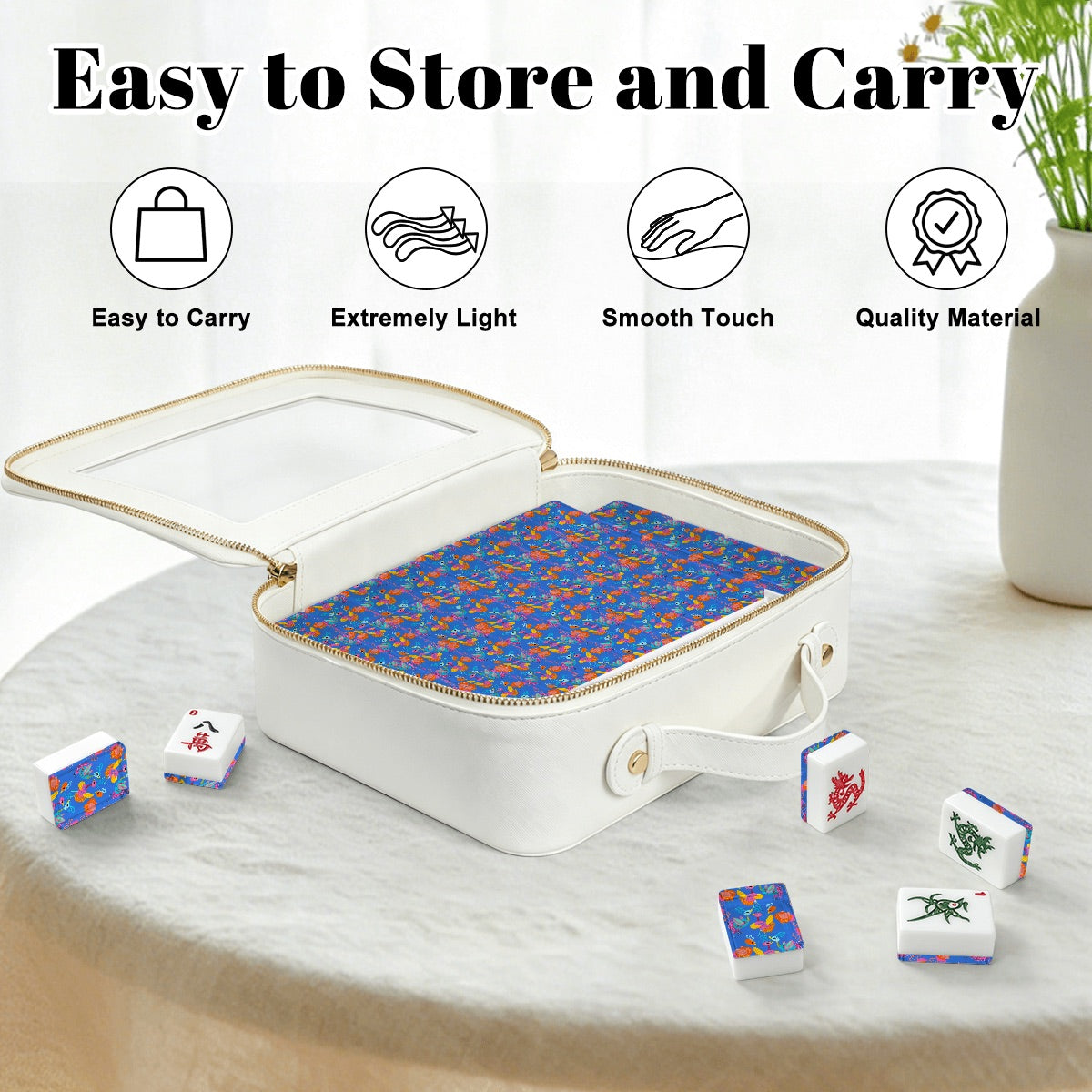 Bam Bird Gathering American Mahjong Tiles