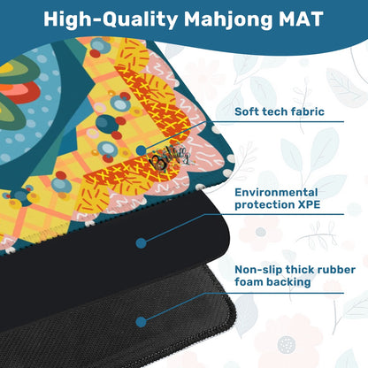 Mahjong Mat (Made in USA) Mid Mod - choice of colorways