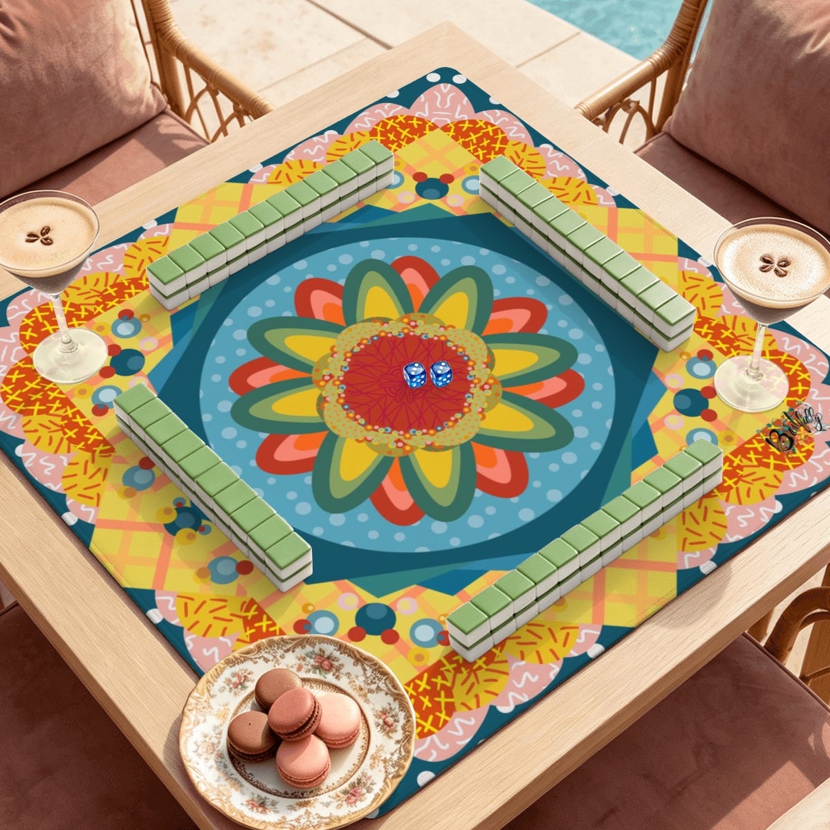 Mahjong Mat SleekSurface (Made in USA) variety of Designs