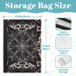 4 Mahjong White on Black-Tile Pusher Racks with Bag