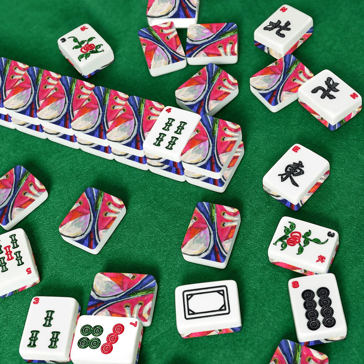 Childhood American Mahjong Tiles
