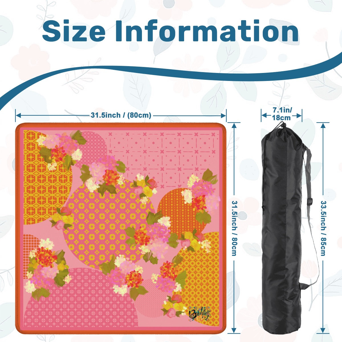 Malibu Mahjong Mat 31.5"x31.5" (Ship Rolled up)