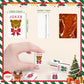 Geode Red Glam Holiday Christmas Mahjong Tiles