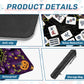 Purple Pumpkin Hex Mahjong Mat 33"x33" (Ship Rolled up)