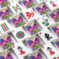 English Garden American Mahjong Tiles