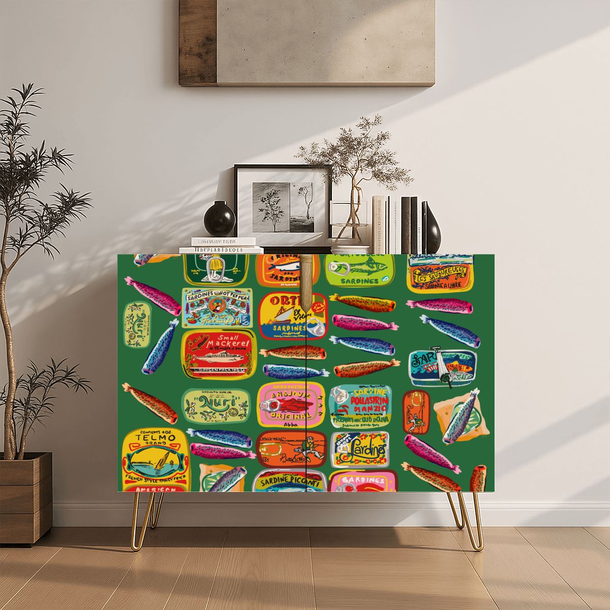 Wooden Storage Cabinet (Made in USA) Sards