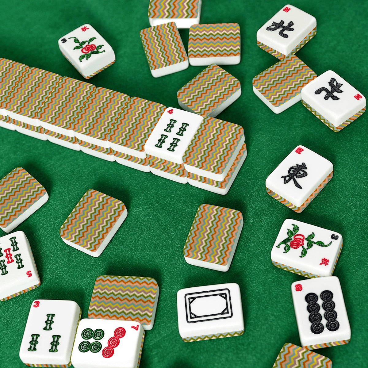 Vintage party ware American Mahjong Tiles