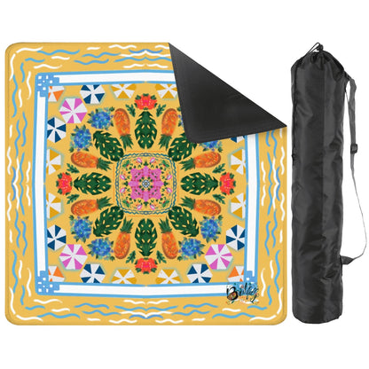 Mahjong Mat 33"x33" (Ship Rolled up) Seasonal Break at the Shore
