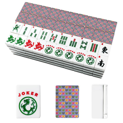 Inspirational Conversations in Hearts American Mahjong Tiles