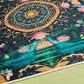 Summer Design Silken Rug- Style Mahjong Mat- shipped rolled