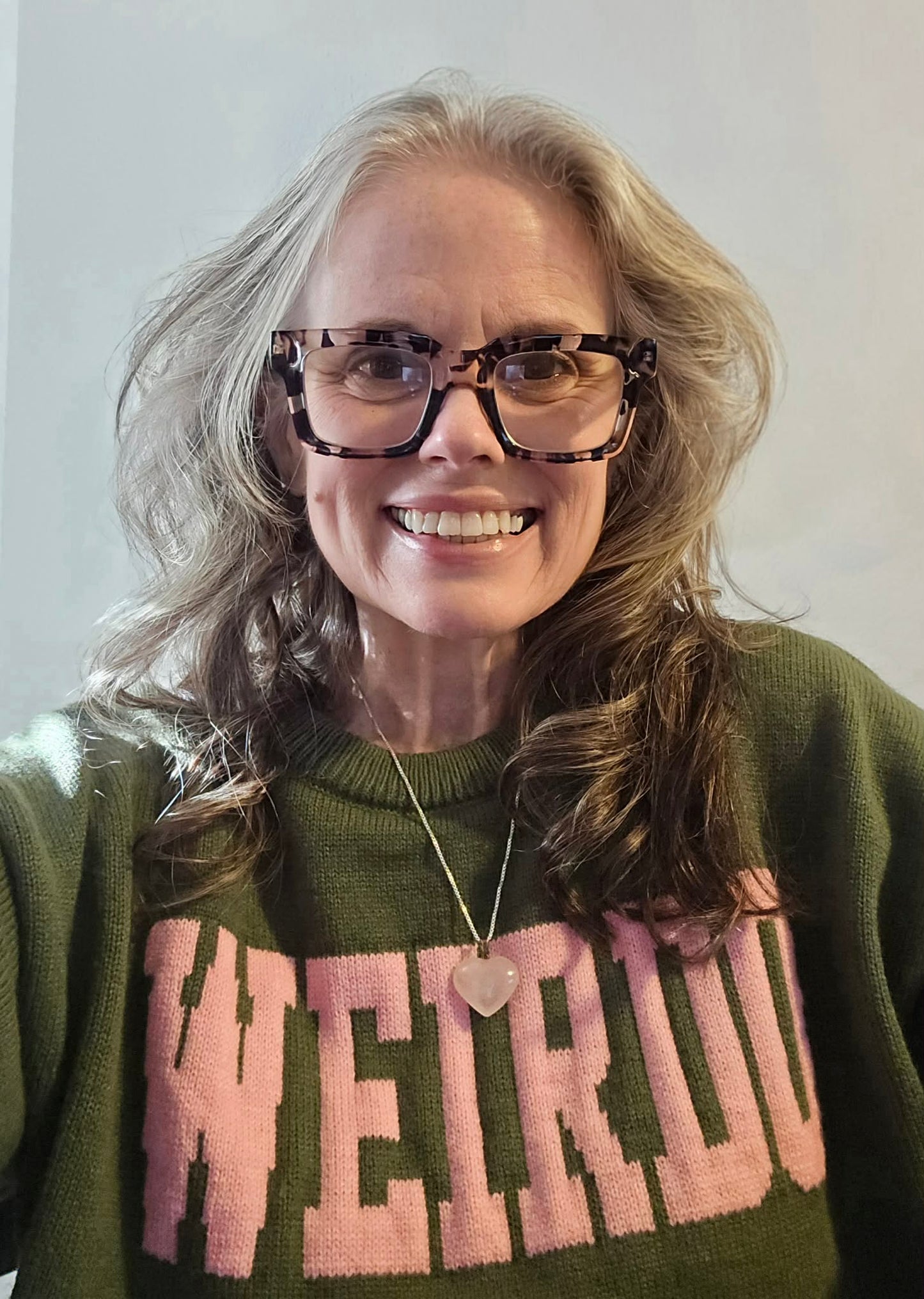 WEIRDO Sweater - Knit-In Block Letters