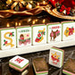 Western Christmas Mahjong Tiles Brown Boots