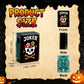 Teal Halloween Skull Diner Halloween Mahjong Tiles layered tiles