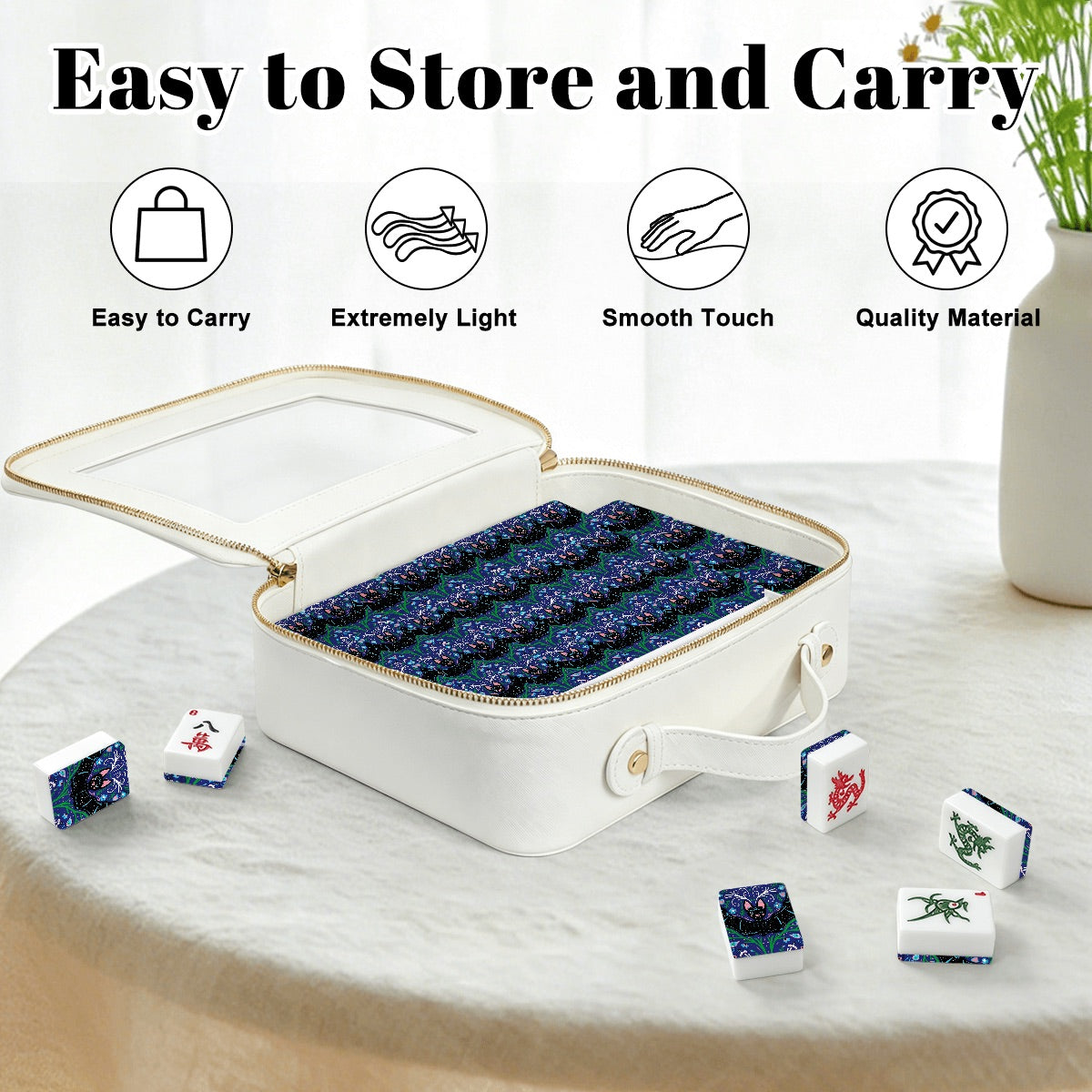 Folk Batty American Mahjong Tiles