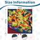 Mahjong Mat Sleek Surface Garden Bounty