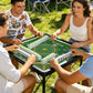 Summer design on Green- Mini travel Mahjong Mat 20.9"x20.9" (Ship Rolled up)