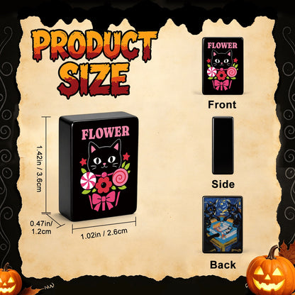 Paws, paws, paws Gothic Dessert Halloween Mahjong Tiles  Single Layer