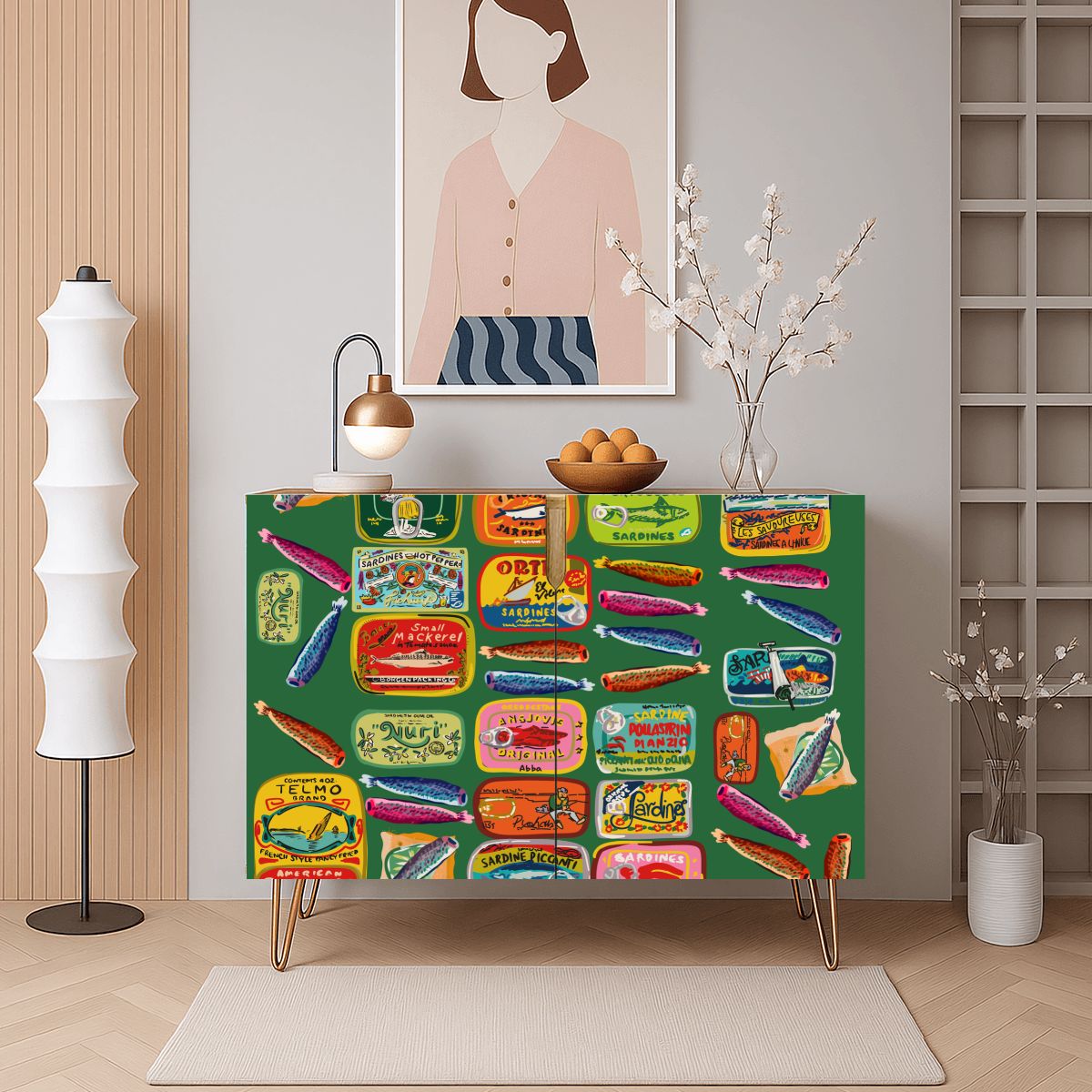 Wooden Storage Cabinet (Made in USA) Sards
