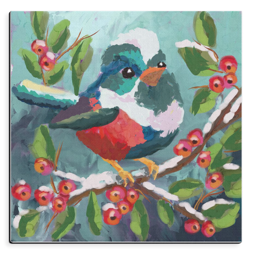 Winter Bird Magical Canvas Wraps-unframed- powered by Artivive