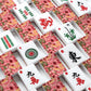 Hand painted Roses American Mahjong Tiles