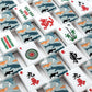 Ocean animals American Mahjong Tiles