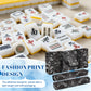 White on Black-Mahjong Bag Set