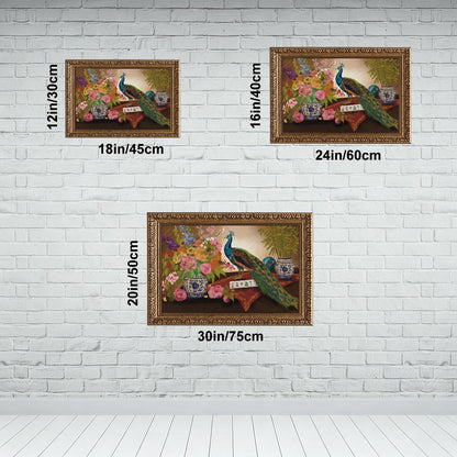 Vintage Gold Framed Canvas Prints Wall Art (3:2) (Made in USA) Bam Bird for the win by Brewtifully