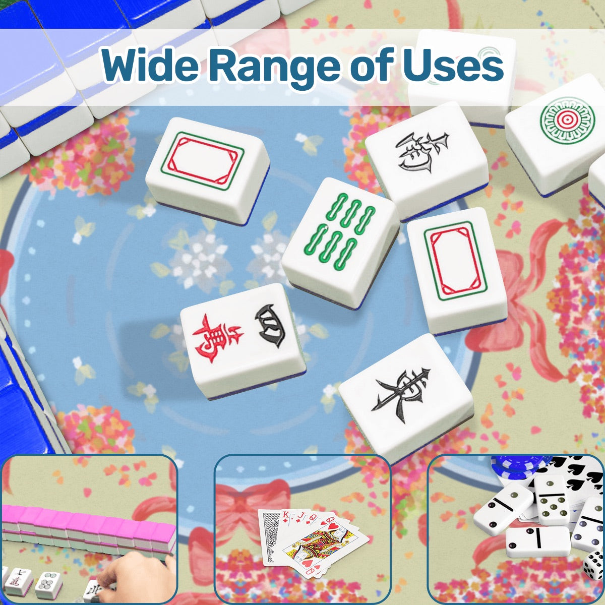 Lil Dolly Mahjong Mat 31.5"x31.5" (Ship Rolled up)