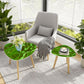 Triangle Coffee Table Set of 2 (Made in USA) IMG8623 Geode Series green