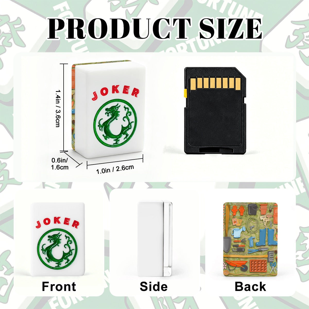 Gardening American Mahjong Tiles