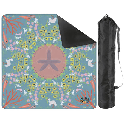 Mahjong Mat 31.5"x31.5" (Ship Rolled up) Ocean tide pool