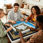 Serenity in Gold Thickened Mahjong Mat SleekSurface (Ship Rolled Up)
