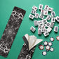 4 Mahjong White on Black-Tile Pusher Racks with Bag
