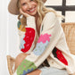Stawberries KNIT BUTTON UP CARDIGAN SWEATER