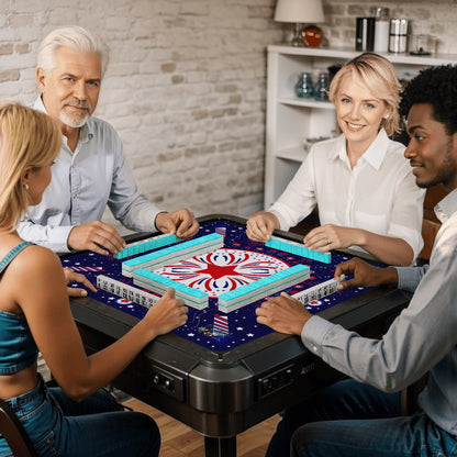 Patriotic 2026 Mahjong Mat 31.5"x31.5" (Ship Rolled up)