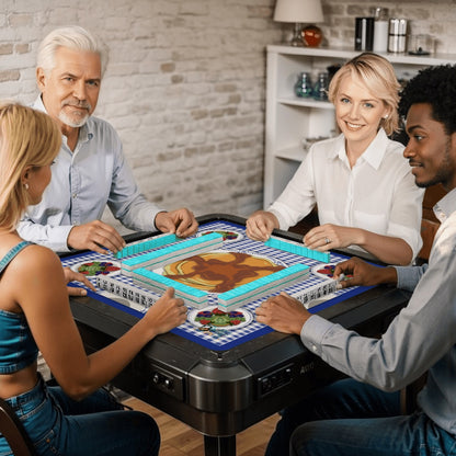 Breakfast is butter with Mahjong Mahjong Mat Larger size: 33"x33" (Ship Rolled up)