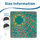 Mahjong Mat (Made in USA) Neon Summer Nights Collection - 2mm w instructions