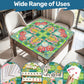 Summer Flamingo on Green Mahjong Mat 31.5"x31.5" (Ship Rolled up)