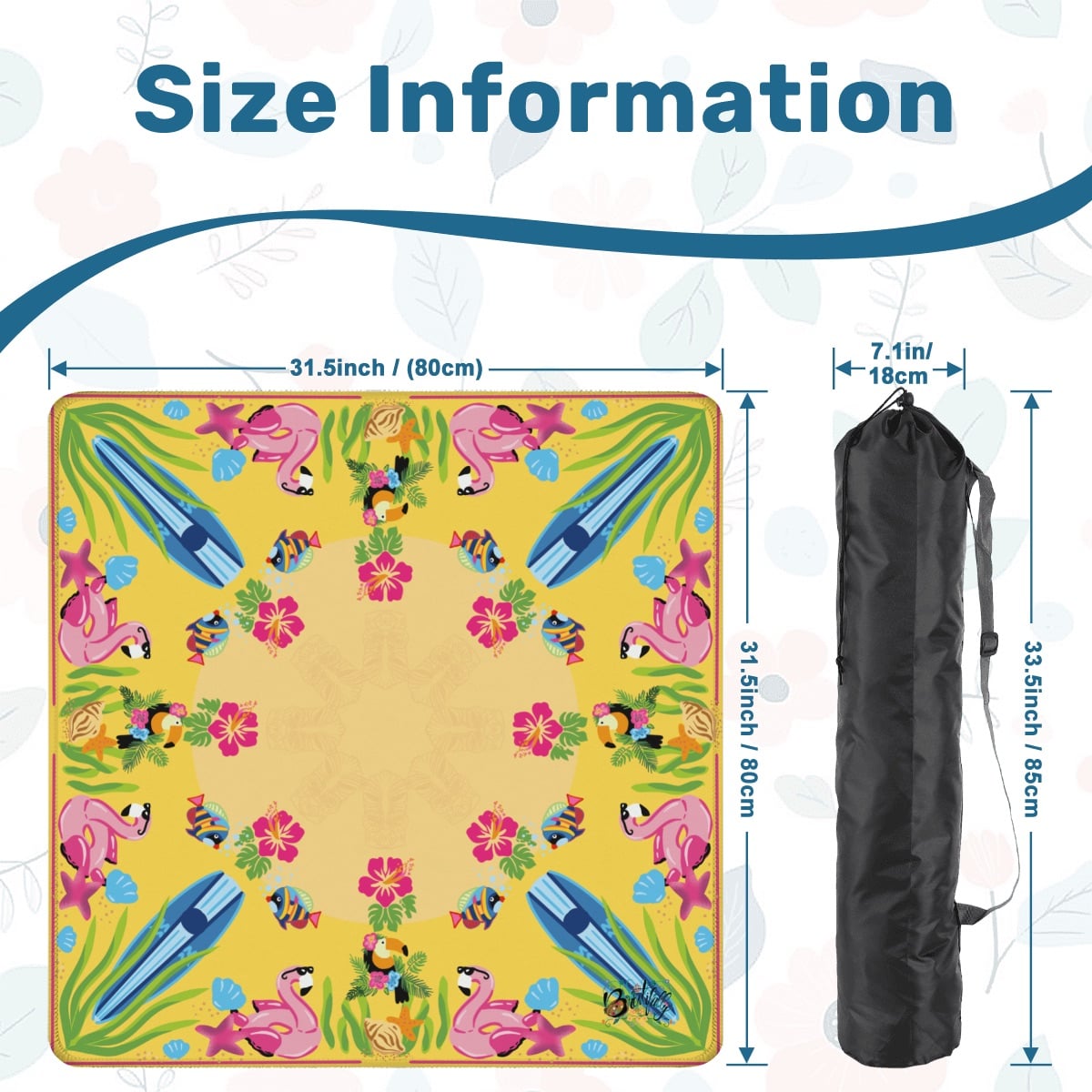 Yellow ‘zon mat-Mahjong Mat 31.5"x31.5" (Ship Folded)