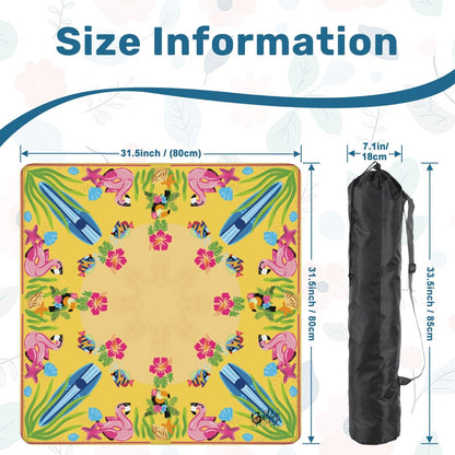Yellow ‘zon mat-Mahjong Mat 31.5"x31.5" (Ship Folded)
