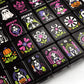 Psycho-doggic Wicked Bulldog Halloween Mahjong Tiles