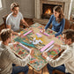 Southern Style Sunset-Mahjong Mat 31.5"x31.5" (Ship Rolled up)