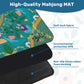 2026 Summer design on Teal-Mahjong Mat 31.5"x31.5" (Ship Rolled up)
