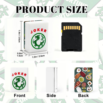Sushi lunch American Mahjong Tiles
