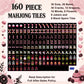 Abstract Gothic Dessert Halloween Mahjong Tiles