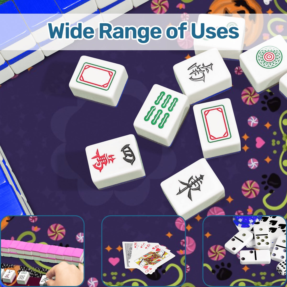 Wicked doggo Mahjong Mat 33"x33" (Ship Rolled up)