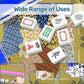 Hal’s Hobby Scalloped Mahjong Mat 31.5"x31.5" (Ship Rolled up)