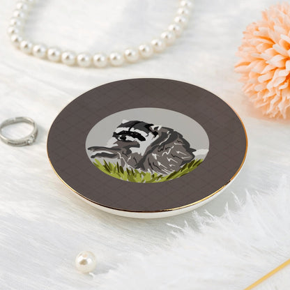 Jimothy Dice Dish Round Ceramic Tray