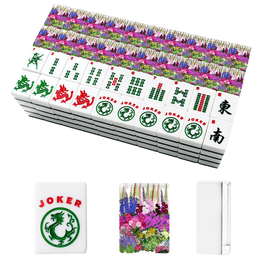 English Garden American Mahjong Tiles