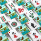 At the Pond American Mahjong Tiles